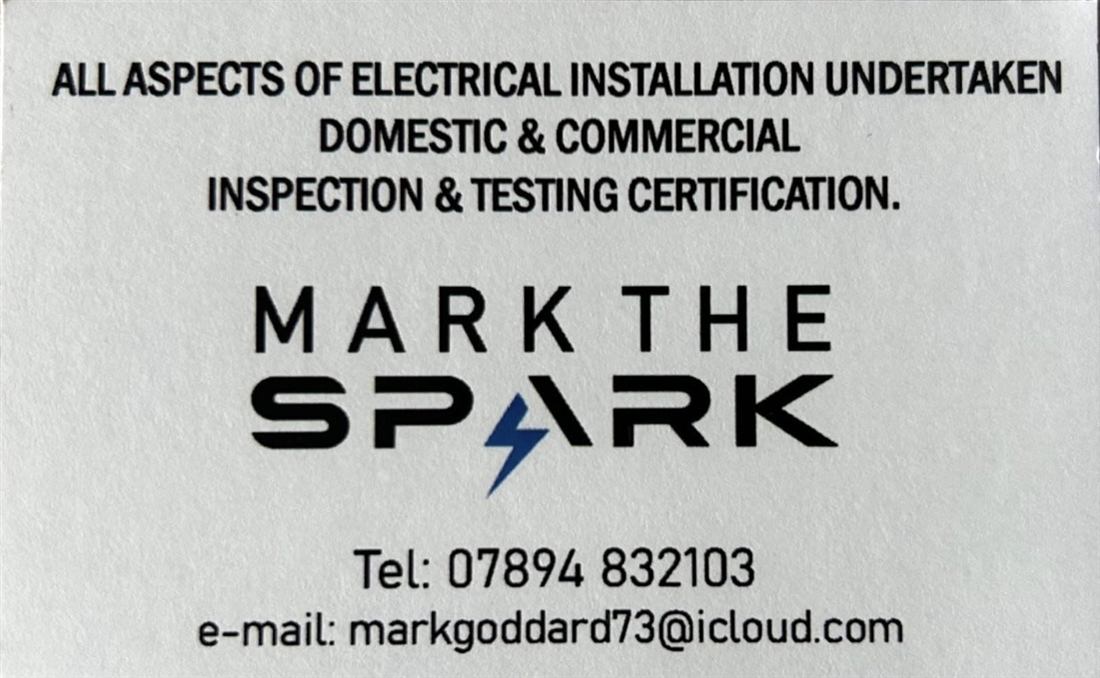 Mark The Spark business card